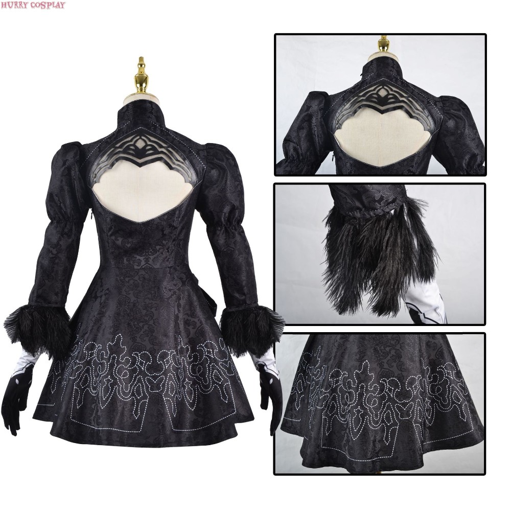 Game Cosplay,Nier: Automata,NieR Automata Yuhar 2b sister Cosplay Costume